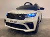 Range Rover Velar Elektrische Kinderauto 12 Volt + 2.4G Afstandsbediening (wit) - Trapautodealer