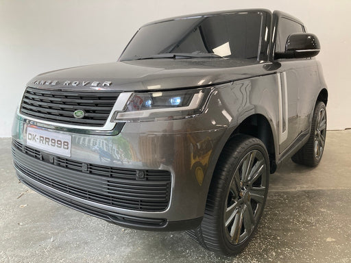 Range Rover Voque Kinderauto 2-Persoons 24V + 2.4G Afstandsbediening (zilver metallic) - Trapautodealer