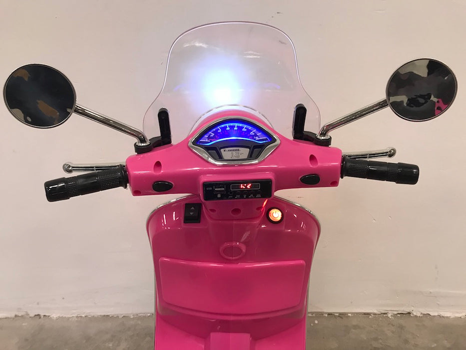 Vespa Kinderscooter GTS 12V (roze) - Trapautodealer