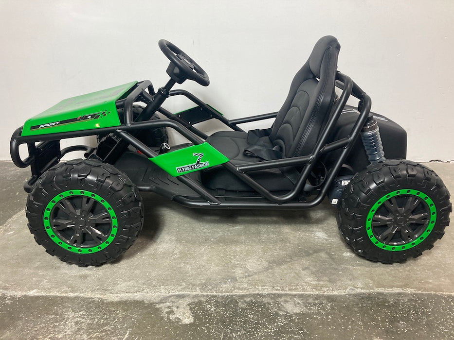 Spark elektrische kinderbuggy 24V (groen) - Trapautodealer