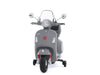 Vespa elektrische kinderscooter GTS 12V (grijs) - Trapautodealer