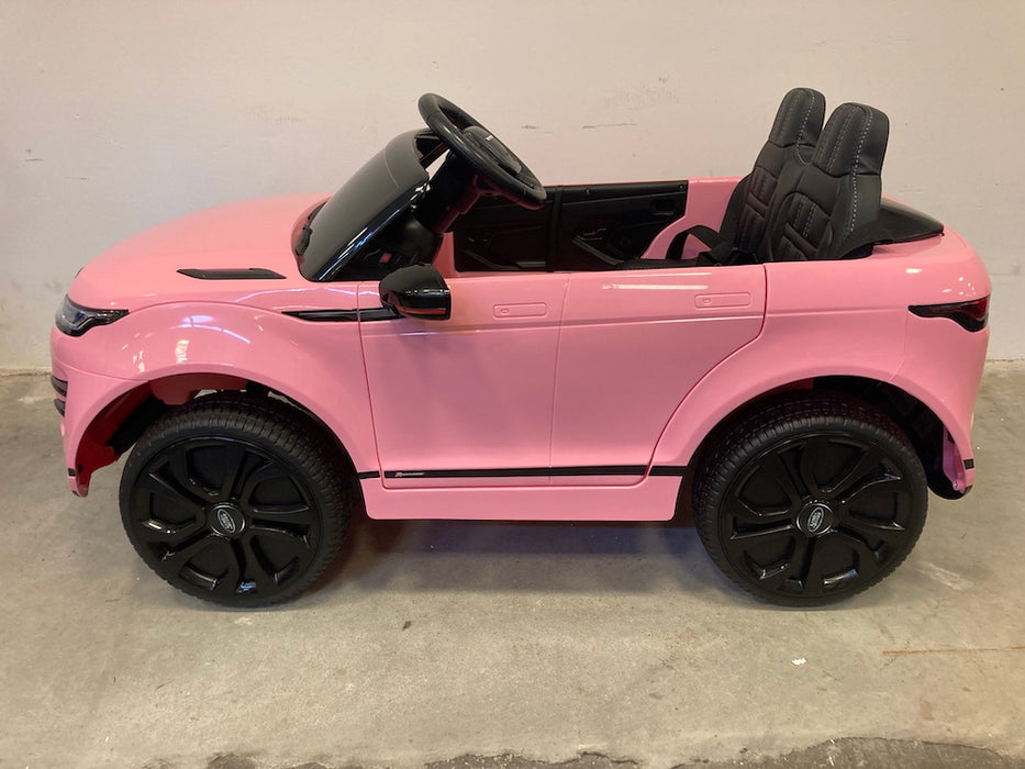 Range Rover Evoque Elektrische Kinderauto 12 Volt + 2.4G RC (roze) - Trapautodealer