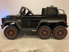 Mercedes-Benz G63 AMG 6x6 Auto Voor Kinderen 12V + 2.4G RC (zwart) - Trapautodealer