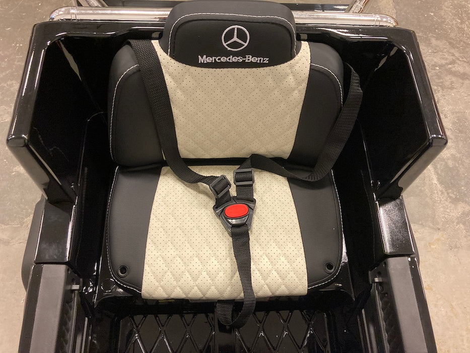 Mercedes-Benz G63 AMG 6x6 Auto Voor Kinderen 12V + 2.4G RC (zwart) - Trapautodealer