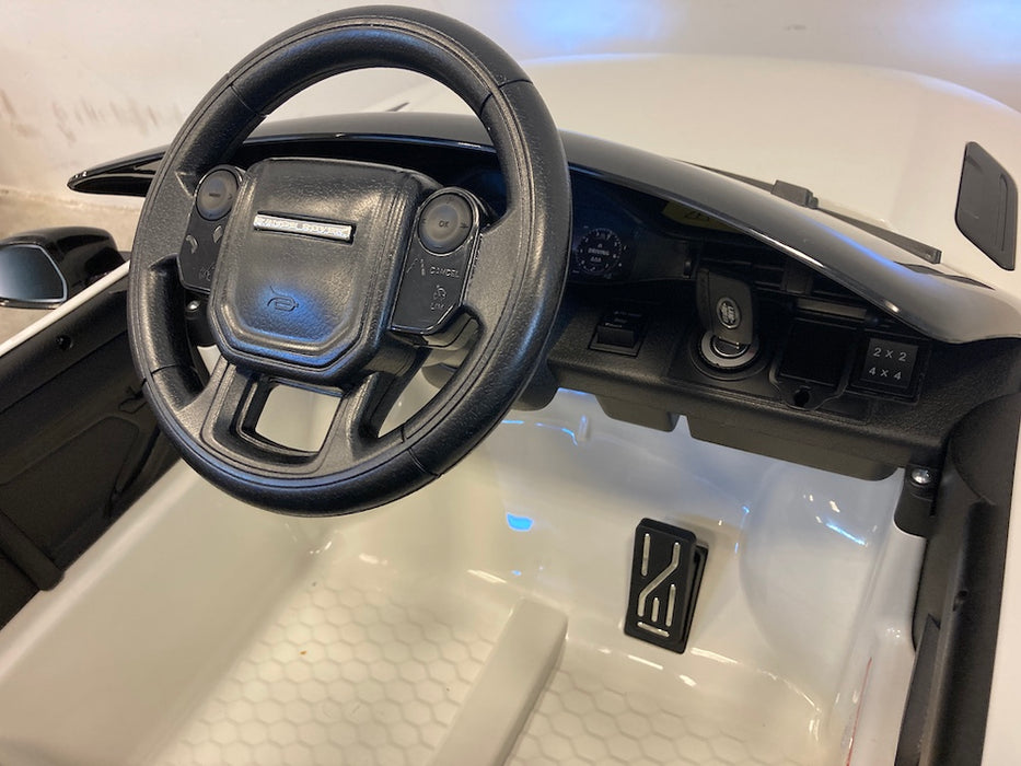 Range Rover Evoque Kinderauto 12V 4WD + 2.4G RC (wit) - Trapautodealer