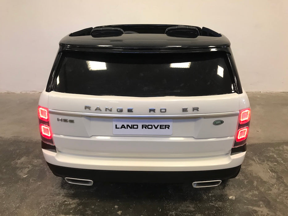 Range Rover HSE 2-Zitter Accu Auto 12V 4WD + 2.4G Afstandsbediening (wit) - Trapautodealer
