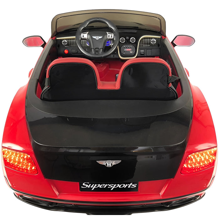 Bentley Continental Supersports Accu Auto 12V + 2.4G RC (rood) - Trapautodealer