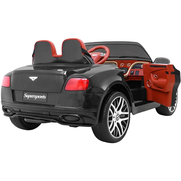 Bentley Continental Supersports Kinderauto 12V + 2.4G RC (zwart) - Trapautodealer