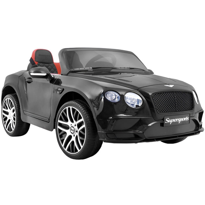 Bentley Continental Supersports Kinderauto 12V + 2.4G RC (zwart) - Trapautodealer