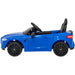BMW M4 Competition Auto voor Kinderen 12V + 2.4G Afstandsbediening (blauw) - Trapautodealer