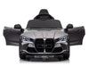 BMW M4 elektrische kinderauto 12V + 2.4G Afstandsbediening (zilver) - Trapautodealer