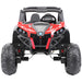 Buggy UTV MX 4WD Kinder Accuauto 2-Persoons 12V + 2.4G RC (rood met MP4) - Trapautodealer
