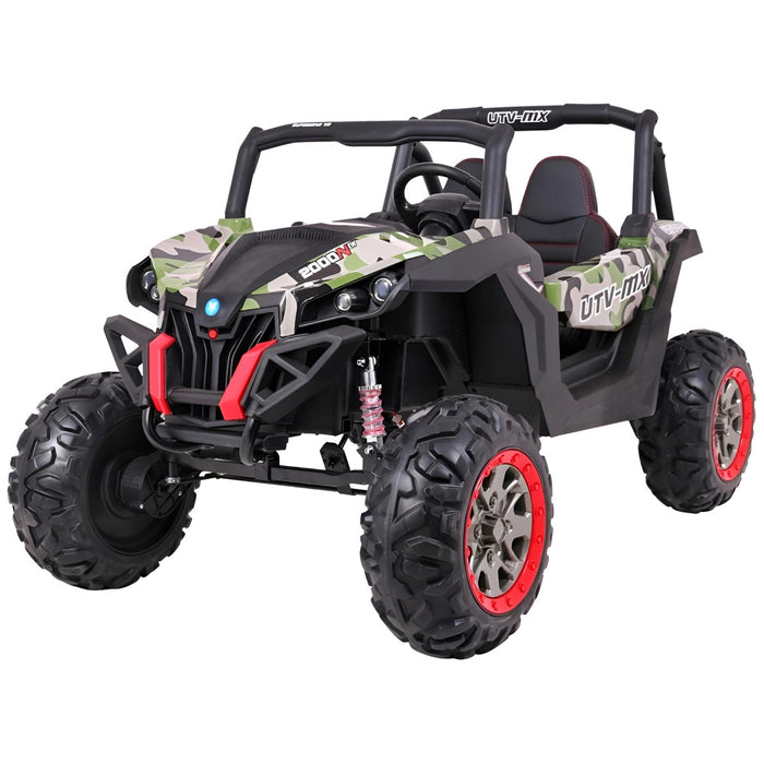 Buggy UTV MX 4WD Kinderauto 2-Persoons 12V + 2.4G RC (camouflage) - Trapautodealer