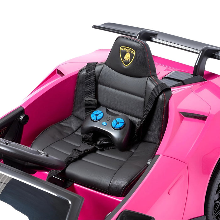 Lamborghini Huracan LP640 Performante Kinderauto 12V + 2.4G RC (roze) - Trapautodealer