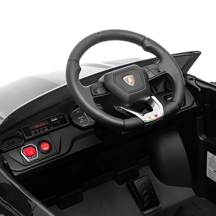 Lamborghini Urus Kinderauto 12V + 2.4G RC (zwart) - Trapautodealer