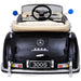 Mercedes 300S Oldtimer Kinderauto 12V + 2.4G RC (zwart) - Trapautodealer