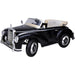 Mercedes 300S Oldtimer Kinderauto 12V + 2.4G RC (zwart) - Trapautodealer