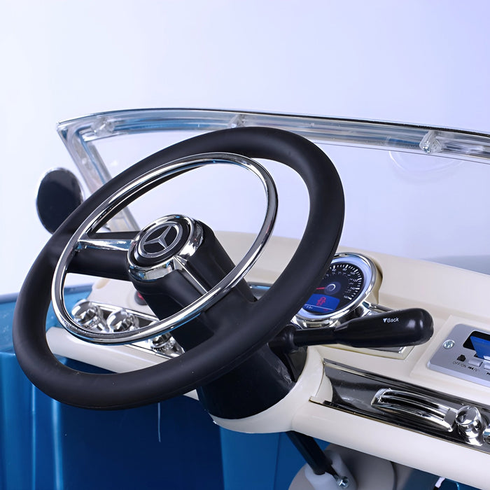 Mercedes-Benz 300S Accu Kinderauto 12V + 2.4G RC (blauw) - Trapautodealer