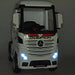 Mercedes Benz Actros Kinder Vrachtwagen 4WD 12V + 2.4G RC (wit met losse stickerset) - Trapautodealer