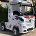 Mercedes Benz Actros Kinder Vrachtwagen 4WD 12V + 2.4G RC (wit met losse stickerset) - Trapautodealer