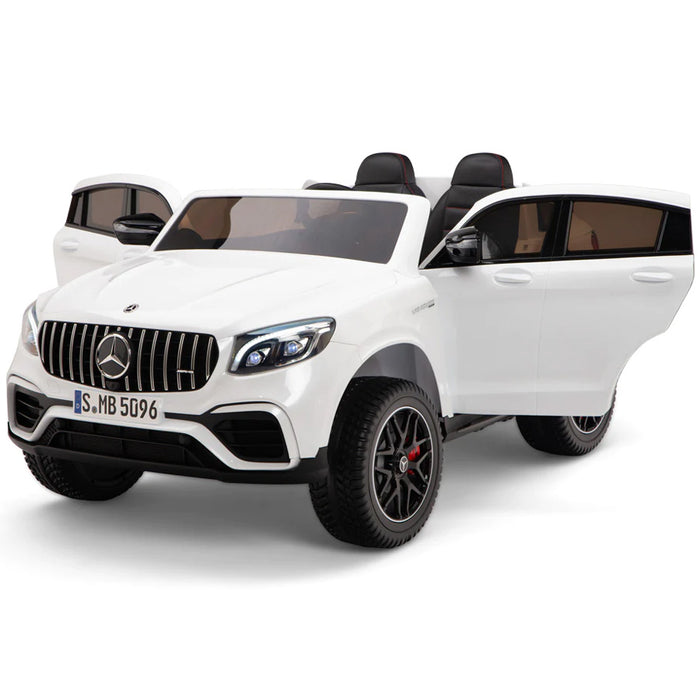 Mercedes GLC63 2-Persoons Accu Auto 12V 4WD + 2.4G RC (wit) - Trapautodealer