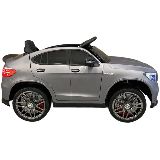 Mercedes GLC 63 kinderauto 1-Persoons 12V 4WD + 2.4G RC (matgrijs) - Trapautodealer