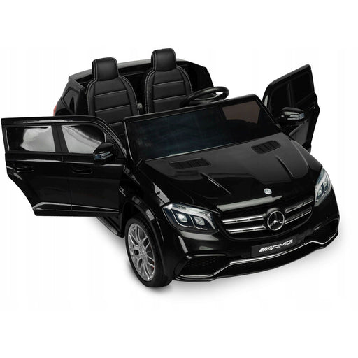 Mercedes GLS63 4WD 2-Persoons Kinderauto 12V + 2.4G RC (zwart met Airco) - Trapautodealer