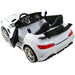 Mercedes GTR 2-Persoons Kinderauto 12V + 2.4G RC (wit) - Trapautodealer