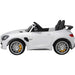 Mercedes GTR 2-Persoons Kinderauto 12V + 2.4G RC (wit) - Trapautodealer