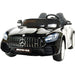 Mercedes GTR AMG Kinderauto 12V + 2.4G RC (zwart) - Trapautodealer