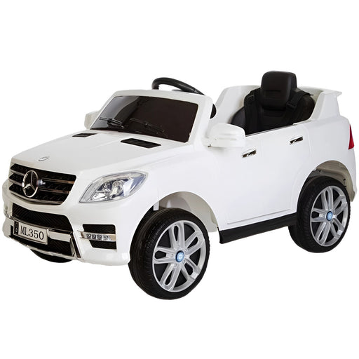 Mercedes ML350 Accu Auto 12V + 2.4G RC (wit) - Trapautodealer