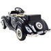 Mercedes Typ 540K Kinderauto 12V + 2.4G Afstandsbediening (zwart) - Trapautodealer