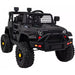 Mountain King Jeep Kinderauto 12V + 2.4G RC (zwart) - Trapautodealer