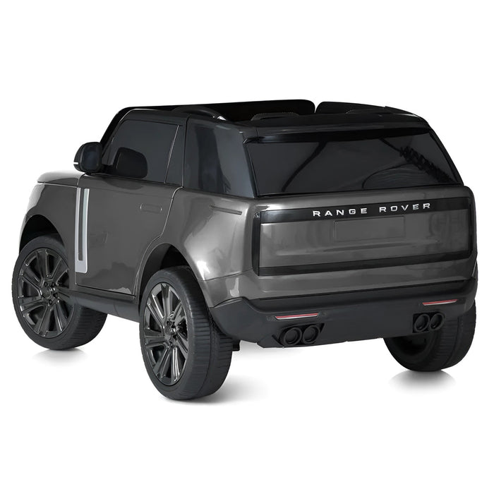 Range Rover Auto voor Kinderen 2-Persoons 24V + 2.4G RC (grijs met MP4) - Trapautodealer