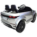 Range Rover Evoque Accu Speelgoedauto 12V + 2.4G RC (zilvergrijs) - Trapautodealer