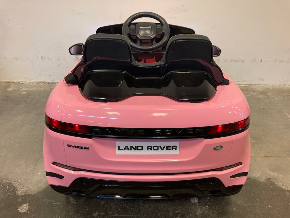 Range Rover Evoque Elektrische Kinderauto 12 Volt + 2.4G RC (roze) - Trapautodealer