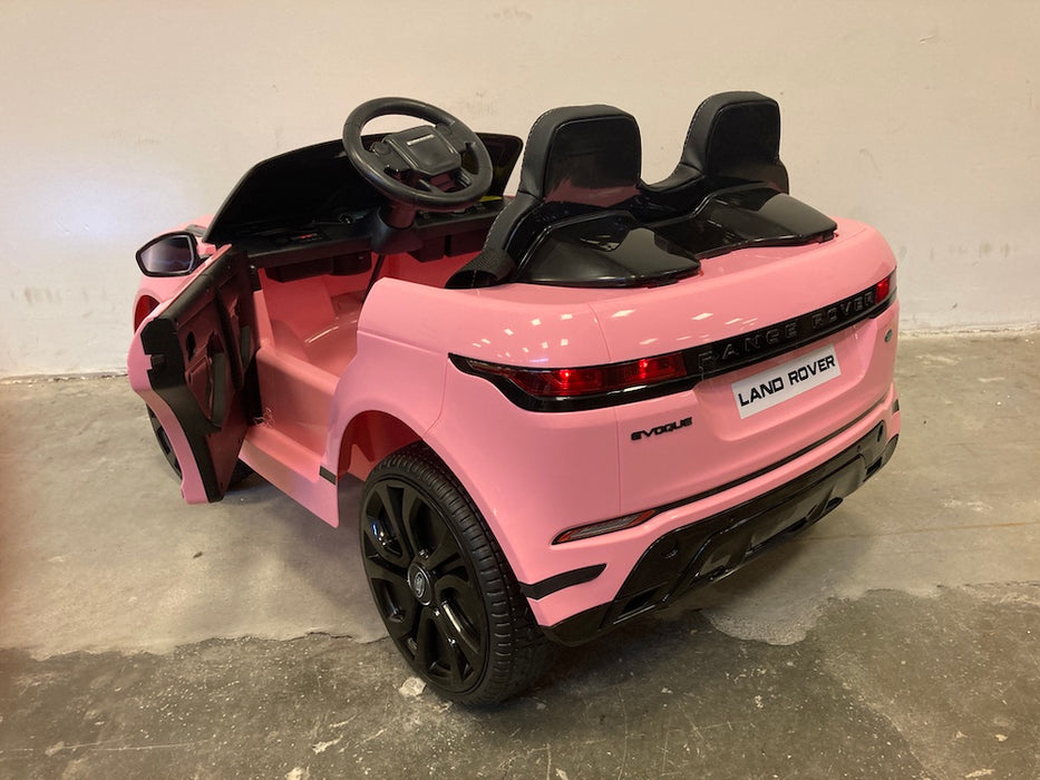 Range Rover Evoque Elektrische Kinderauto 12 Volt + 2.4G RC (roze) - Trapautodealer