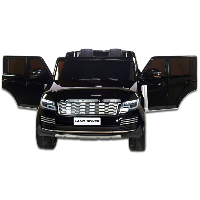 Range Rover HSE 2-Persoons Kinderauto 12V + 2.4G RC (zwart met MP4 en 4WD) - Trapautodealer