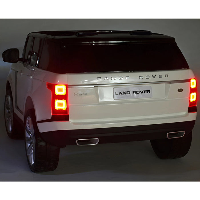 Range Rover HSE 2-Persoons Kinderauto 12V + 2.4G RC (zwart met MP4 en 4WD) - Trapautodealer