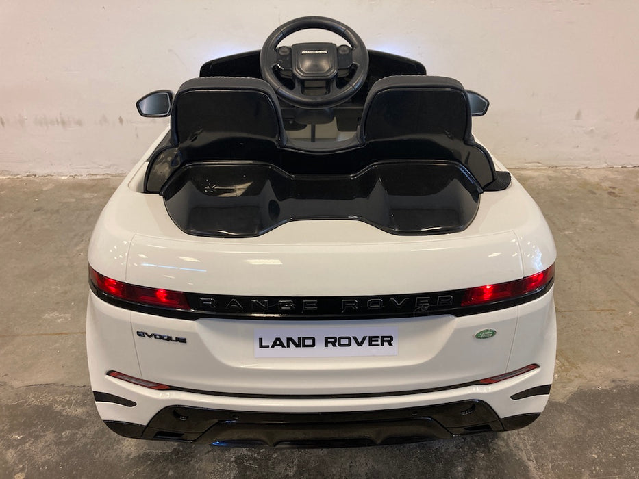Range Rover Evoque Kinderauto 12V 4WD + 2.4G RC (wit) - Trapautodealer