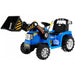 Tractor Elektrisch 12V + 2.4G RC + Voorlader (blauw) - Trapautodealer