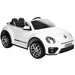 Volkswagen Beetle Dune Accu Auto 12V + 2.4G RC (wit) - Trapautodealer