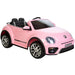 Volkswagen Beetle Dune Kinderauto 12V + 2.4G Afstandsbediening (roze) - Trapautodealer