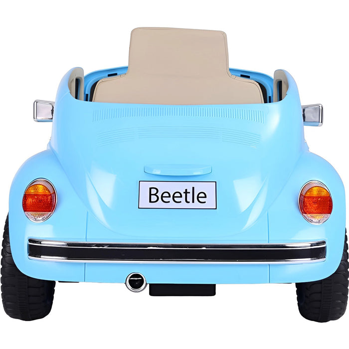 Volkswagen Beetle Kinderauto 12V blauw Trapautodealer