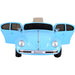 Volkswagen Retro Beetle Kinderauto 12V + 2.4G Afstandsbediening (blauw) - Trapautodealer