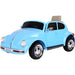 Volkswagen Retro Beetle Kinderauto 12V + 2.4G Afstandsbediening (blauw) - Trapautodealer