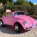 Volkswagen Kever Kinderauto 12V + 2.4G Afstandsbediening (roze) - Trapautodealer