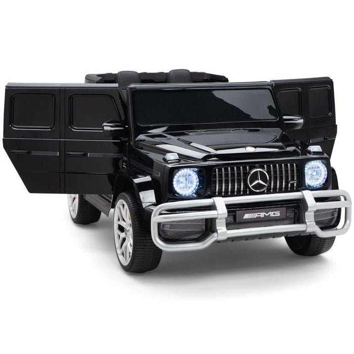 Mercedes G63 AMG Kinderauto 2-Persoons 24V + 2.4G RC 4WD (zwart) - Trapautodealer