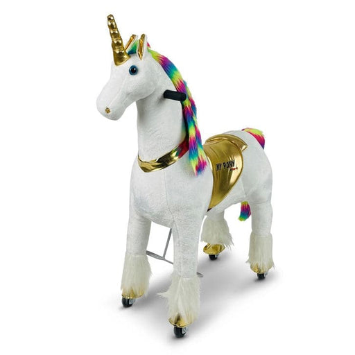 Unicorn Multicolor Gold Pony Cycle My Pony (4-9 jaar) - Trapautodealer