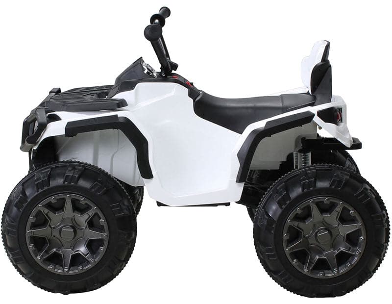 Big Wheels Kinderquad 12V + 2.4G RC (wit) - Trapautodealer